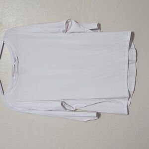 Athleta White 3/4 Sleeve Top